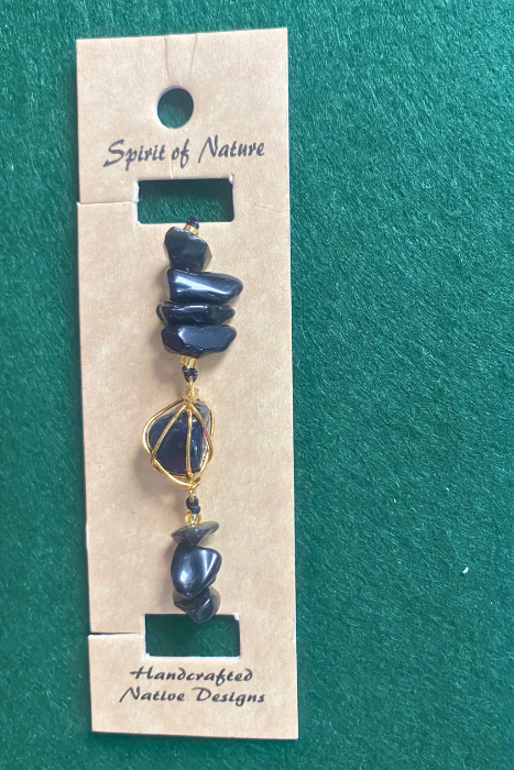 Natural Chip Stone Bracelet - Adjustable Pull-Tie Beaded Design